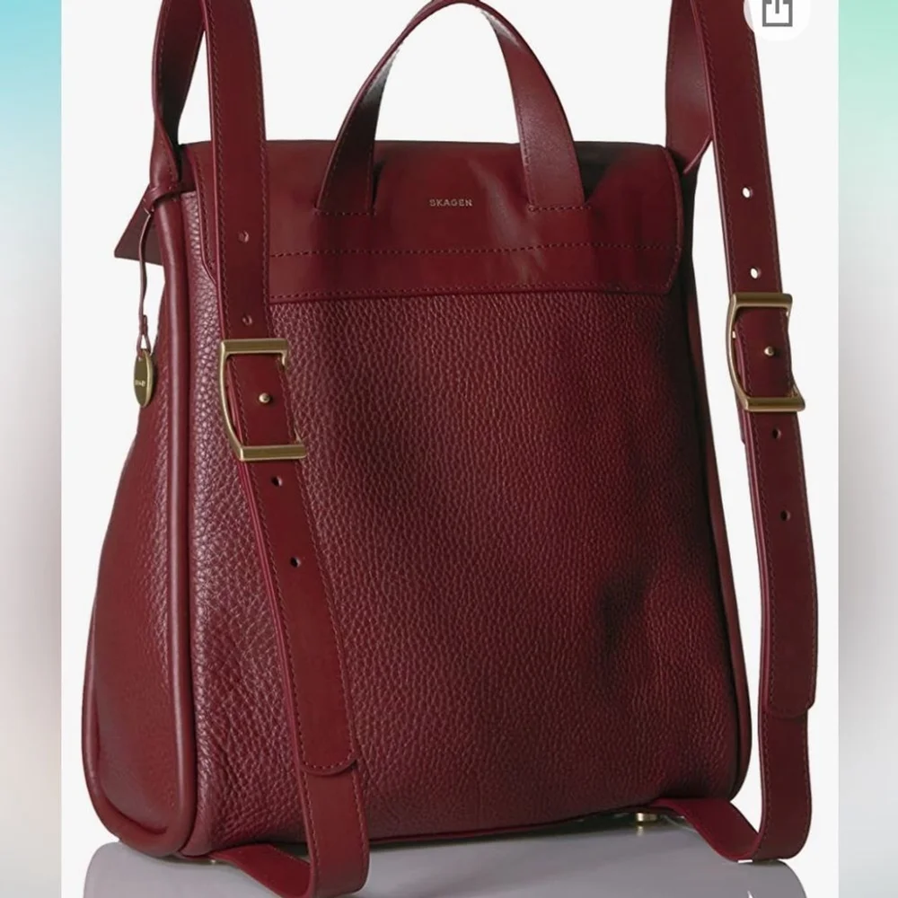 Skagen Ebba Cordovan Backpack